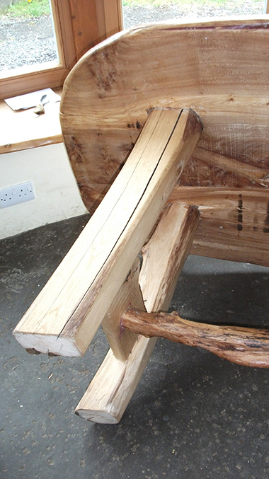 natural edge wood course